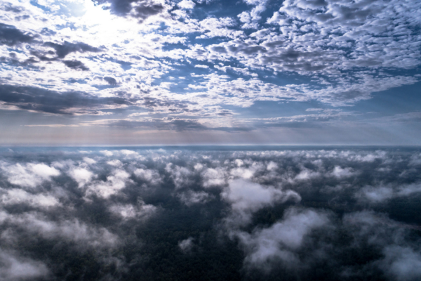 w chmurach, Podlasie z lotu ptaka, Podlasie z drona, Poland in the clouds, Maciej Nowakowski